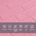 3D панель самоклеюча 700х770х3мм цегла Рожевий (004-3) SW-00000231