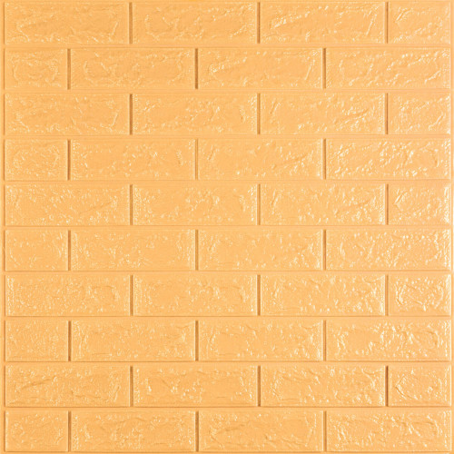 3D панель самоклеюча 700х770х5мм цегла Жовто-пісочний (009-5) SW-00000028