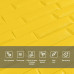 3D панель самоклеюча кладка 700х770х7мм Жовта (037) SW-00000302