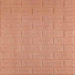 3D панель самоклеюча цегла Пудра 700х770х5мм SW-00001801