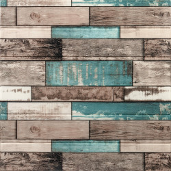 Декоративна 3D панель самоклейка 700х700х6мм Синє дерево (088) SW-00000275