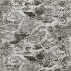 Декоративна 3D панель самоклейка 700х770х3мм Мармур чориний (061-3) SW-00000691