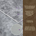 Декоративна ПВХ плита 600х600х3мм Попелястий мармур (S) SW-00001626