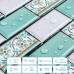 Декоративна ПВХ плитка на самоклейці 300х300х5мм М'ятна, ціна за 1 шт. (СПП-505) SW-00001139