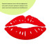 Дзеркальний декор акриловий самоклеючий Губи червоні, 2шт (D) SW-00002500