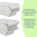 Контейнер для зберігання 45.5х38х31см Білий SW-00002420