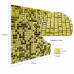 Мозаїка дзеркальна 298х298х4,5мм Золото SW-00002372