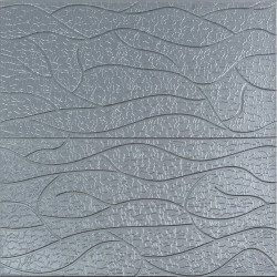 Панель 3D 700х700х6мм Срібло SW-00001951