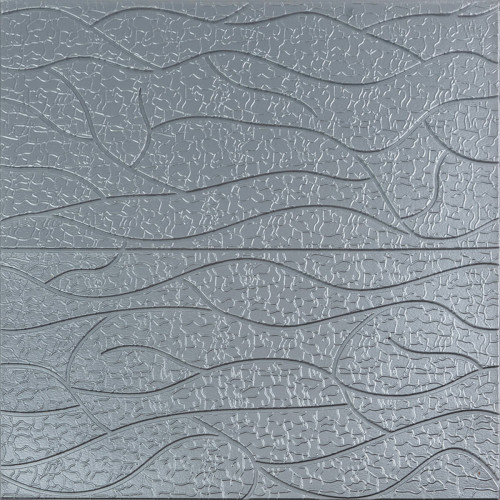 Панель 3D 700х700х6мм Срібло SW-00001951