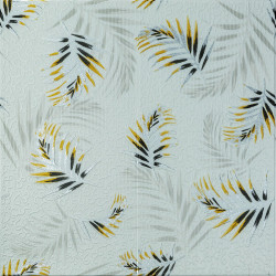 Панель стінова 3D 680х670х4мм Папороть на сірому фоні (D) SW-00001982