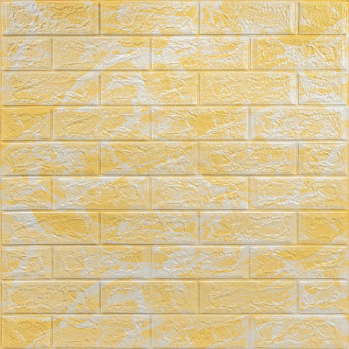 Панель стінова 3D 700х770х2мм (062-2) Мармур Бежевий SW-00001911