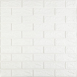 Панель стінова 3D 700х770х2мм Білий SW-00001914