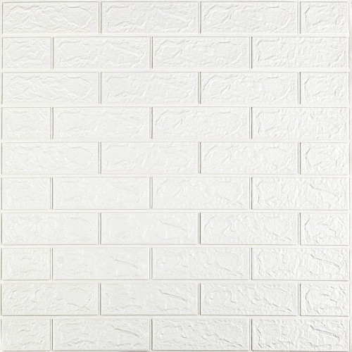 Панель стінова 3D 700х770х2мм Білий SW-00001914