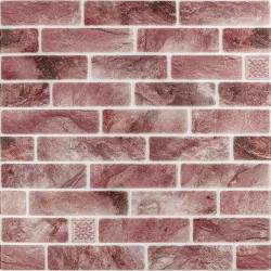 Панель стінова 680х680х4мм Клінкер рожева глина SW-00002005