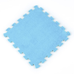 Підлога-пазл плюшевий 30х30х1см Блакитний (D) SW-00002090