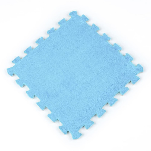 Підлога-пазл плюшевий 30х30х1см Блакитний (D) SW-00002090