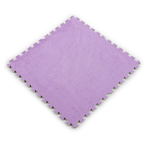 Підлога-пазл плюшевий 60х60х1см Фіолетовий (D) SW-00002087