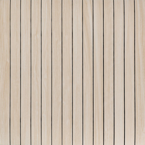 Покриття вінілове самоклеюче 3D рейки 600х600х2,8мм Ясен кремовий SW-00002199