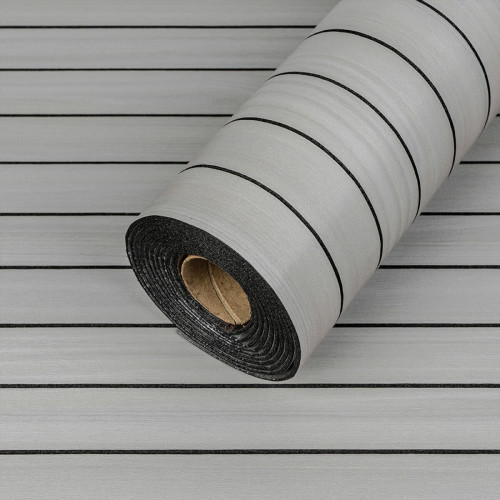 Покриття вінілове самоклеюче 3D рейки Білий Шпон 600х2900х3мм SW-00002904