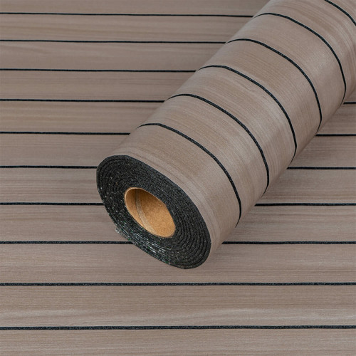 Покриття вінілове самоклеюче 3D рейки Дуб Мокко 600х2900х3мм SW-00002901