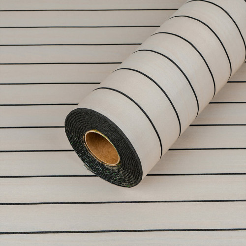 Покриття вінілове самоклеюче 3D рейки Кедр Срібний 600х2900х3мм SW-00002902