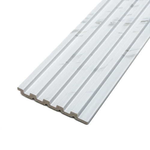 Рейка декоративна PS 2900х115х12мм Білий мармур SW-00002134