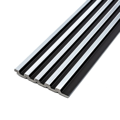 Рейка декоративна PS 2900х115х12мм Чорний зі сріблом SW-00002133