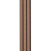 Рейка декоративна PS 2900х115х12мм Горіх SW-00001739