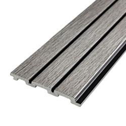 Рейка декоративна PS 2900х115х12мм Світло-сірий дуб SW-00001740