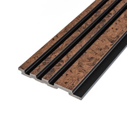 Рейка декоративна PS 2900х118х11мм Коричневий із золотими вкрапленнями SW-00002140-