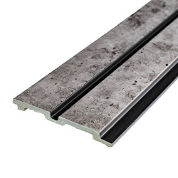 Рейка декоративна PS 2900х118х12мм Бетон із золотими вкрапленнями SW-00001752