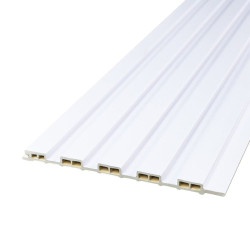 Рейка декоративна WPC стінова 3000х150х9мм Білий SW-00001866