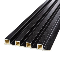 Рейка декоративна WPC стінова 3000х165х23мм Антрацит SW-00001532