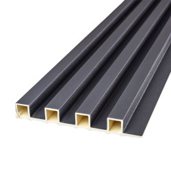 Рейка декоративна WPC стінова 3000х165х23мм Чорна SW-00001861