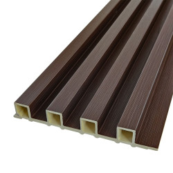 Рейка декоративна WPC стінова 3000х165х23мм Горіх SW-00001535
