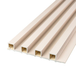 Рейка декоративна WPC стінова 3000х165х23мм Молочний SW-00001858