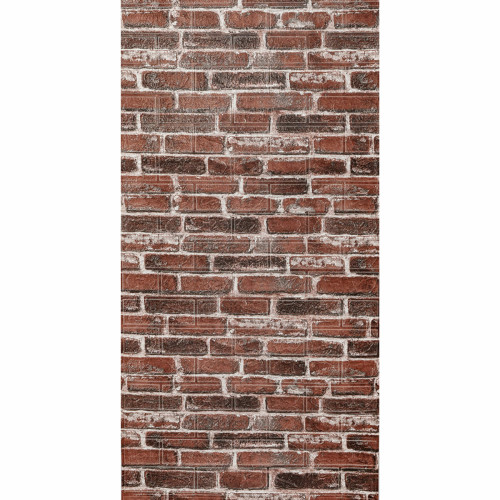 Самоклеюча 3D панель 3080x700x3мм Червона Катеринославська Цегла SW-00001761