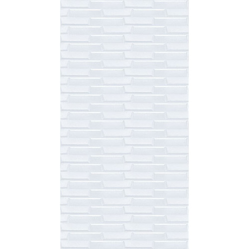 Самоклеюча 3D панель 3080x700x5мм Біла Кладка SW-00001759