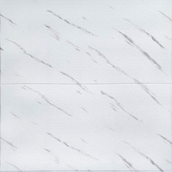 Самоклеюча 3D панель 700х700х4мм Біла мармурова плитка (364) SW-00001142