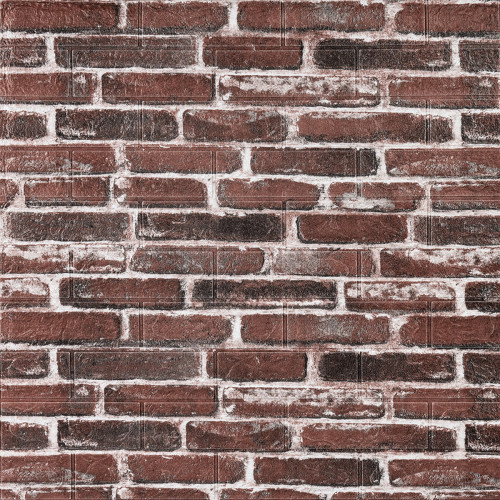 Самоклеюча 3D панель 700х770х3мм Червона Катеринославська цегла (43-3) SW-00001164