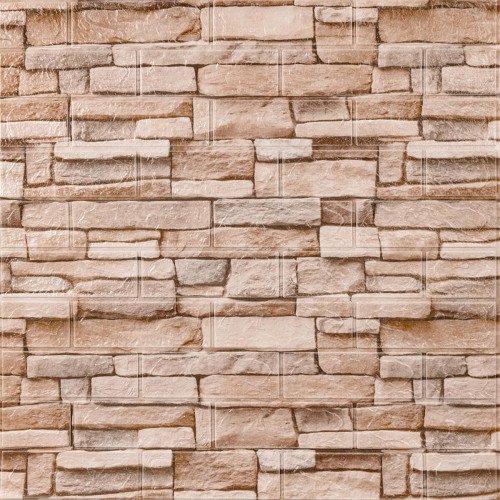 Самоклеюча 3D панель 700х770х3мм Катиринославська цегла (344-3) SW-00001383