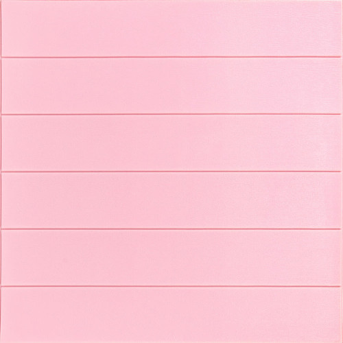 Самоклеюча 3D панель 700x700x4мм Рожеве дерево (379) SW-00001384