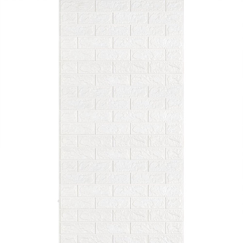 Самоклеюча 3D панель під Білу Цеглу в рулоні 3080x700x3мм (R001-3) SW-00001393