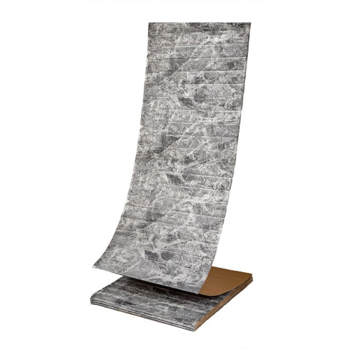 Самоклеюча 3D панель в рулоні 19600x700x3мм Мармур Чорний (R061-3-20) SW-00001196