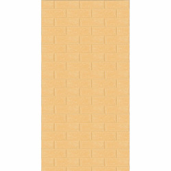 Самоклеюча 3D панель в рулоні 3080x700x3мм Бежева Цегла (R009-3) SW-00001394