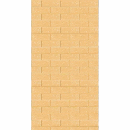 Самоклеюча 3D панель в рулоні 3080x700x3мм Бежева Цегла (R009-3) SW-00001394