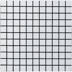 Самоклеюча алюмінієва плитка 300х300х3мм Біла мозайка SW-00001775