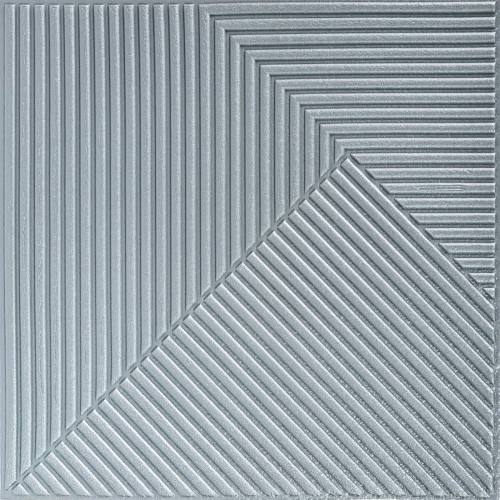 Самоклеюча декоративна 3D панель 500х500х5мм Бамбук Сірий SW-00002878