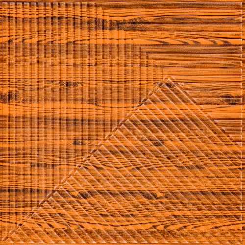 Самоклеюча декоративна 3D панель Бамбук Дерево 500х500х5мм SW-00002882