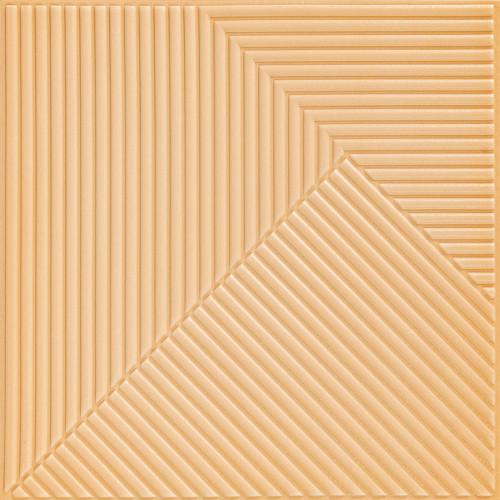 Самоклеюча декоративна 3D панель Бамбук Жовто-пісочний 500х500х5мм SW-00002879